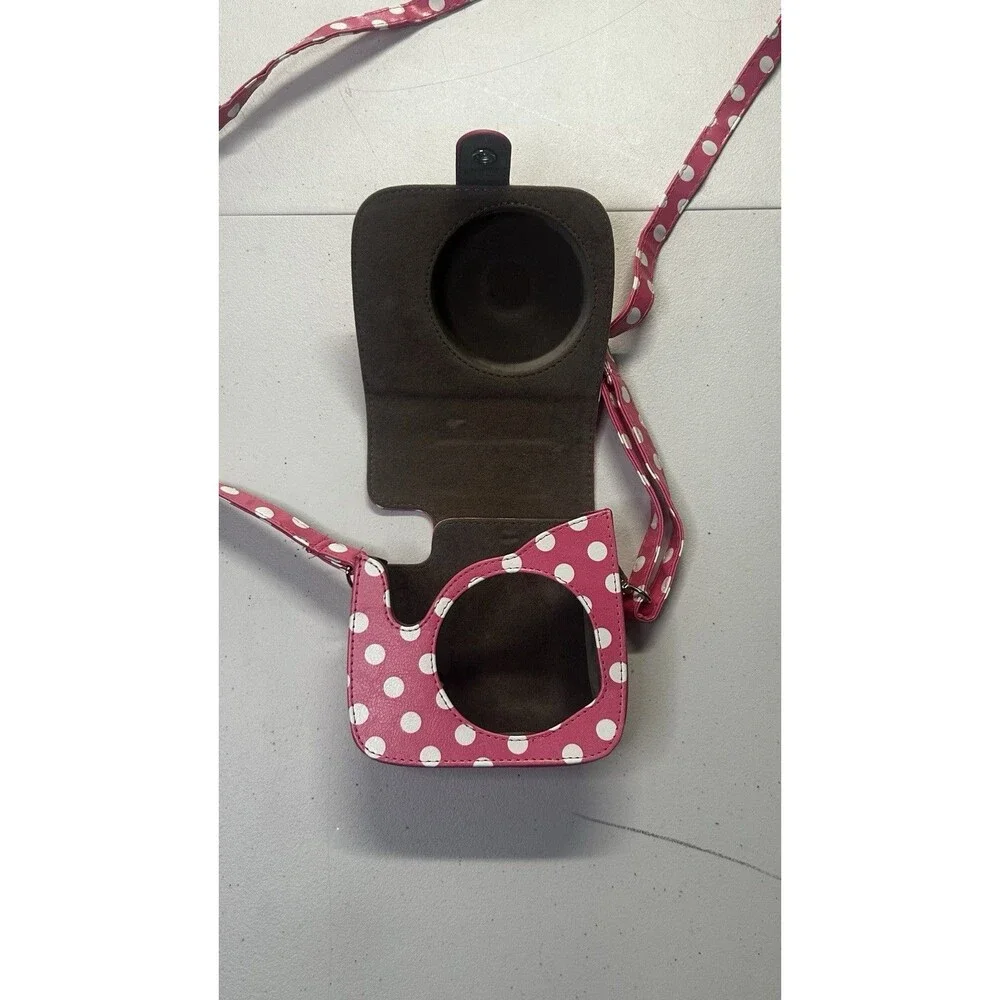 Instax Pink Polka Dot Polaroid Camera Bag